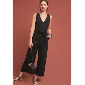 Anthropologie Cathie Wide Leg Jumpsuit in Black